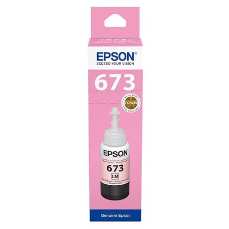 Epson 673 EcoTank Light Magenta Ink Bottle 70ml C13T67364A 1900 Photos