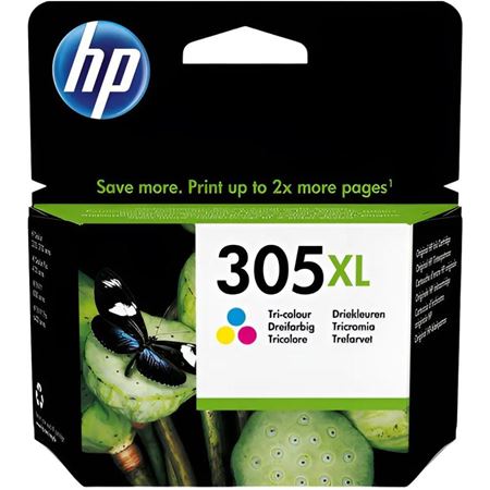 Picture of HP 305XL High Yield Tri-colour Original Ink Cartridge