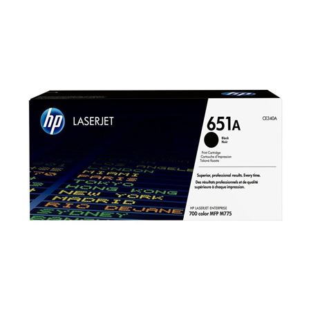 Picture of HP 651A Black Original LaserJet Toner Cartridge 13,500 pages