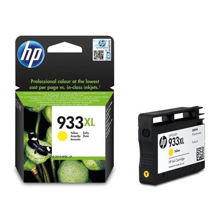 Picture of HP 933XL High Yield Yellow Original Ink Cartridge ~825 pgs